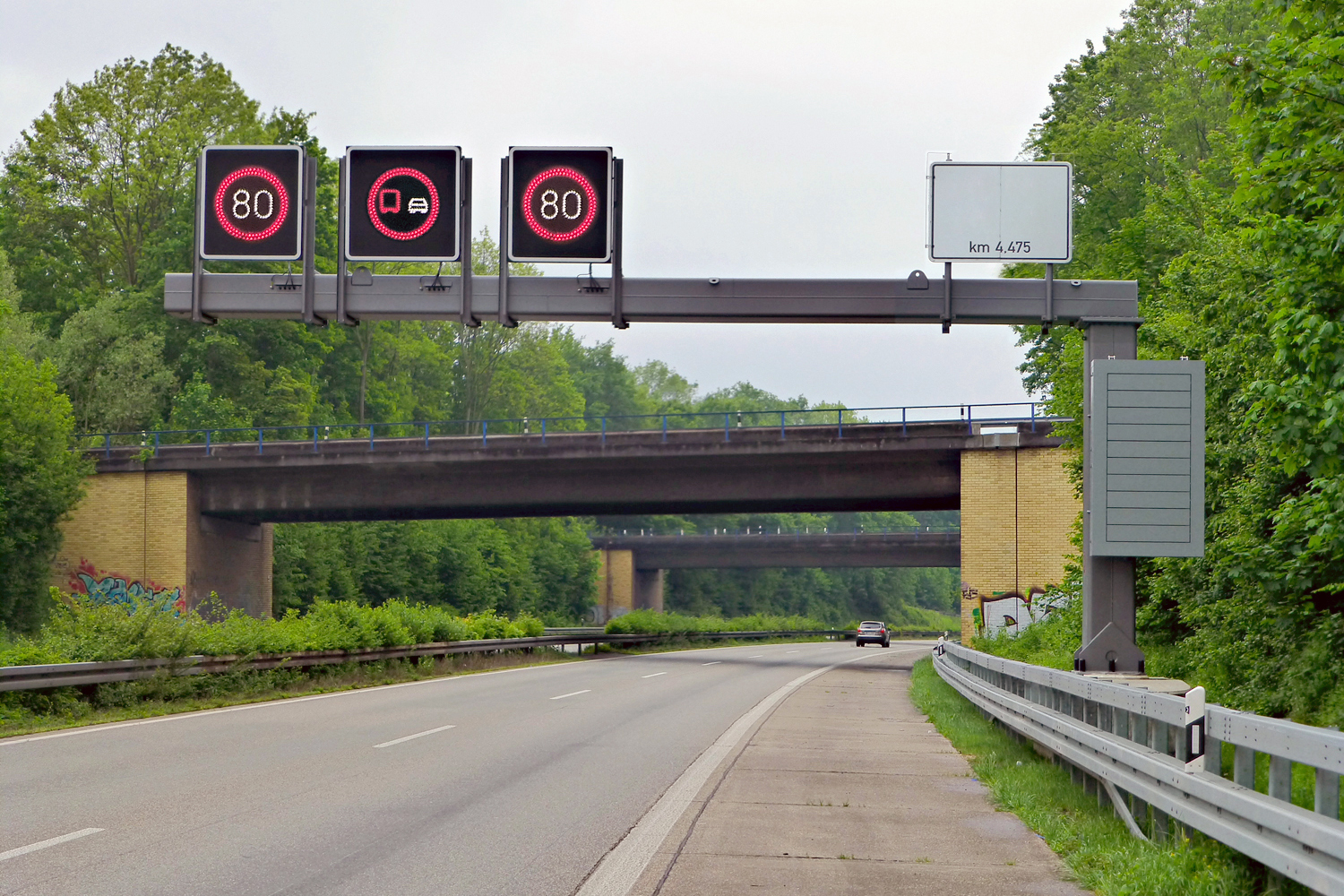 Stauwarnanlage A52 Gladbeck