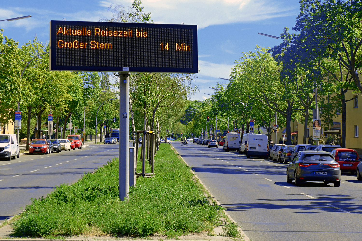 Infotafel Berlin, Falkenseer Chaussee