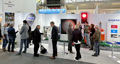 QSG-Messestand STUVA-Expo 2023 in München