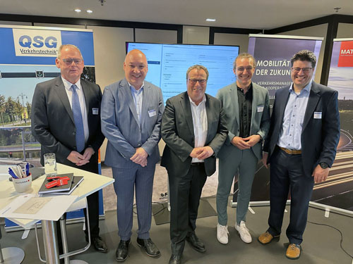 Besuch Minister Krischer auf dem QSG-Messestand